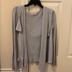 Grey cardigan